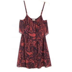 SOLD Red/Navy Dress / Size S
